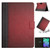 iPad 10th Gen 10.9 2022 Stitching Solid Color Flip Leather Smart Tablet Case - Red