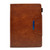 iPad 10th Gen 10.9 2022 Suede Cross Texture Magnetic Clasp Leather Tablet Case - Brown