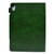 iPad 10th Gen 10.9 2022 Suede Cross Texture Magnetic Clasp Leather Tablet Case - Green
