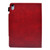 iPad 10th Gen 10.9 2022 Suede Cross Texture Magnetic Clasp Leather Tablet Case - Red