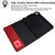 iPad 10th Gen 10.9 2022 Suede Cross Texture Magnetic Clasp Leather Tablet Case - Red