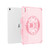 iPad 10th Gen 10.9 2022 Terminator Shockproof Glitter Powder Tablet Case with Holder - Pink