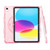 iPad 10th Gen 10.9 2022 Terminator Shockproof Glitter Powder Tablet Case with Holder - Pink