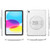 iPad 10th Gen 10.9 2022 Terminator Shockproof Glitter Powder Tablet Case with Holder - White