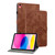 iPad 10th Gen 10.9 2022 Tiger Pattern Flip Leather Tablet Case - Brown