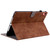 iPad 10th Gen 10.9 2022 Tiger Pattern Flip Leather Tablet Case - Brown