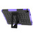 iPad 10th Gen 10.9 2022 Tire Texture TPU + PC Tablet Case with Holder - Purple