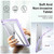 iPad 10th Gen 10.9 2022 Transparent Acrylic Tablet Case - Dark Purple