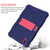 iPad 10th Gen 10.9 2022 Two-Color Robot Shockproof Silicone + PC Protective Tablet Case - Navy Blue + Rose Red