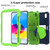 iPad 10th Gen 10.9 2022 Two-Color Robot Shockproof Silicone + PC Protective Tablet Case - Navy Blue + Yellow Green