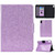 iPad 10th Gen 10.9 2022 Varnish Glitter Powder Smart Leather Tablet Case - Purple