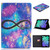 iPad 10th Gen 10.9 2022 Voltage Texture Color Painting Leather Tablet Case - LOVE
