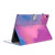 iPad 10th Gen 10.9 2022 Watercolor Pattern Flip Leather Tablet Case - Purple Red