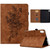 Peony Butterfly Embossed Leather Smart Tablet Case iPad 10th Gen 10.9 2022 - Brown