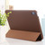 3-fold Horizontal Flip Smart Leather Case with Sleep / Wake-up Function & Holder iPad Air 2022 / 2020 10.9 - Brown