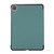 3-folding Skin Texture Horizontal Flip TPU + PU Leather Case with Holder iPad Air 2022 / 2020 10.9 - Green