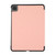 3-folding Skin Texture Horizontal Flip TPU + PU Leather Case with Holder iPad Air 2022 / 2020 10.9 - Pink