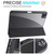 Acrylic 3-folding Smart Leather Tablet Case iPad Air 2022 / 2020 / Pro 11 2021 / 2020 / 2018 - Black