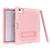 Contrast Color Robot Shockproof Silicon + PC Protective Case with Holder & Pen Slot iPad Air 2022 / 2020 10.9 - Rose Gold