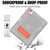 Contrast Color Robot Shockproof Silicone + PC Protective Case with Holder iPad Air 2022 / 2020 10.9 inch - Grey Orange