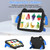 iPad 10th Gen 10.9 2022 Ice Baby EVA Shockproof Hard PC Tablet Case - Black+Blue