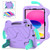 iPad 10th Gen 10.9 2022 Ice Baby EVA Shockproof Hard PC Tablet Case - Light Purple+Mint Green