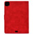 iPad Air 2020 10.9 Cowhide Texture Horizontal Flip Leather Case with Holder & Card Slots & Sleep / Wake-up - Red
