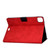 iPad Air 2020 10.9 Cowhide Texture Horizontal Flip Leather Case with Holder & Card Slots & Sleep / Wake-up - Red