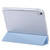 iPad Air 2022 / 2020 10.9 3-Fold Lock Buckle Leather Smart Tablet Case - Sky Blue