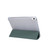 iPad Air 2022 / 2020 10.9 3-folding Electric Pressed Skin Texture Smart Leather Tablet Case - Deep Green