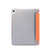 iPad Air 2022 / 2020 10.9 3-folding Electric Pressed Skin Texture Smart Leather Tablet Case - Orange