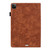 iPad Air 2022 / 2020 10.9 Calf Texture Embossed Horizontal Flip Leather Case with Holder & Card Slots & Photo Frame - Brown