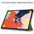 iPad Air 2022 / 2020 10.9 Colored Drawing Horizontal Flip Leather Case with Three-folding Holder & Sleep / Wake-up Function - Apricot Flower