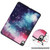 iPad Air 2022 / 2020 10.9 Colored Drawing Horizontal Flip Leather Case with Three-folding Holder & Sleep / Wake-up Function - Galaxy
