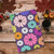 iPad Air 2022 / 2020 10.9 Colored Drawing Pattern Horizontal Flip PU Leather Case with Holder & Card Slot & Anti-skid Strip - Daisy