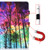 iPad Air 2022 / 2020 10.9 Colored Drawing Pattern Horizontal Flip PU Leather Case with Holder & Card Slot & Anti-skid Strip - Forest