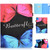 iPad Air 2022 / 2020 10.9 Colored Drawing Stitching Horizontal Flip Leather Case with Holder & Card Slots & Sleep / Wake-up function - Butterfly Love