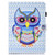 iPad Air 2022 / 2020 10.9 Colored Drawing Stitching Horizontal Flip Leather Case with Holder & Card Slots & Sleep / Wake-up function - Colored Owl