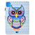 iPad Air 2022 / 2020 10.9 Colored Drawing Stitching Horizontal Flip Leather Case with Holder & Card Slots & Sleep / Wake-up function - Colored Owl