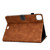 iPad Air 2022 / 2020 10.9 Cowhide Texture Horizontal Flip Leather Case with Holder & Card Slots & Sleep / Wake-up Function - Brown