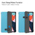 iPad Air 2022 / 2020 10.9 Custer Texture Horizontal Flip Leather Case with Three-folding Holder & Sleep / Wake-up Function - Sky Blue