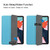 iPad Air 2022 / 2020 10.9 Custer Texture TPU Horizontal Flip Leather Case with Sleep / Wake-up Function & Three-folding Holder & Pen Slot - Sky Blue