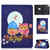iPad Air 2022 / 2020 10.9 Electric Pressed Colored Drawing Horizontal Flip Leather Case with Holder & Card Slots & Sleep / Wake-up Function - Couple Owls