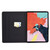 iPad Air 2022 / 2020 10.9 Electric Pressed Colored Drawing Horizontal Flip Leather Case with Holder & Card Slots & Sleep / Wake-up Function - Music Leopard