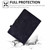 iPad Air 2022 / 2020 10.9 Embossed Smile Flip Tablet Leather Smart Case - Black