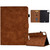 iPad Air 2022 / 2020 10.9 Embossed Smile Flip Tablet Leather Smart Case - Brown