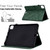 iPad Air 2022 / 2020 10.9 Embossed Smile Flip Tablet Leather Smart Case - Green