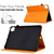 iPad Air 2022 / 2020 10.9 Embossed Smile Flip Tablet Leather Smart Case - Khaki