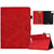 iPad Air 2022 / 2020 10.9 Embossed Smile Flip Tablet Leather Smart Case - Red