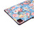 iPad Air 2022 / 2020 10.9 Flower Cloth Texture PC Horizontal Flip Leather Protective Case with Holder & Card Slots & Wallet & Photo Frame & Sleep / Wake-up Function - Blue